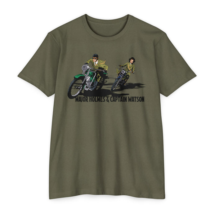 Major Holmes & Captain Watson Logo T-shirt