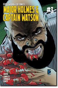 Major Holmes & Captain Watson #3 Print Comic "Brick Series" alt-cover