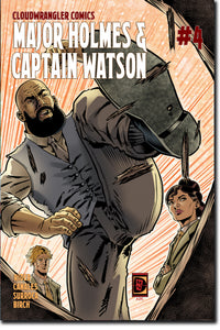 Major Holmes & Captain Watson #4 Print Comic "Brick Series" alt-cover